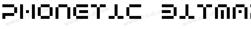 phonetic Bitmap字体转换